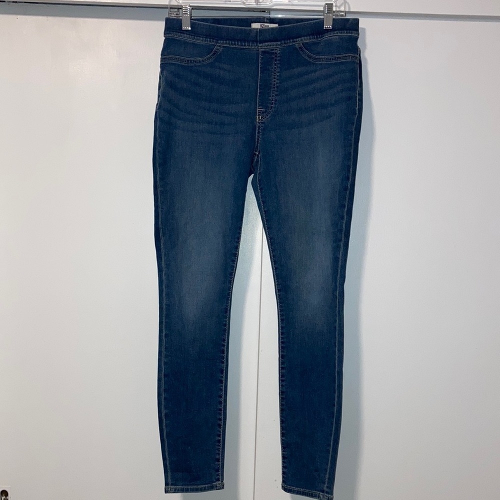 Tommy Hilfiger Pull On Jegging Leggings Skinny Jeans S Small Flat Front